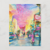 Hollywood Boulevard Postkarte (Vorderseite)