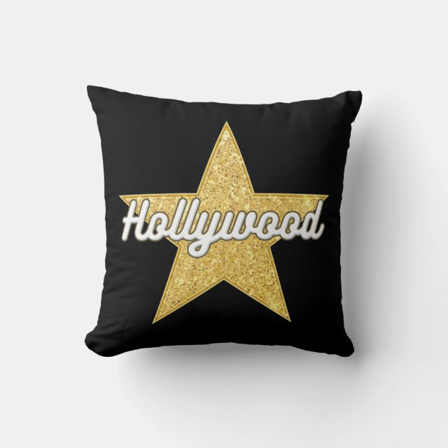 Hollywood Boulevard Script und Star Kissen (Vorderseite)