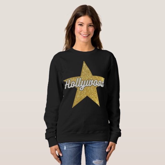 Hollywood Boulevard Script und Star Sweatshirt (Vorne ganz)