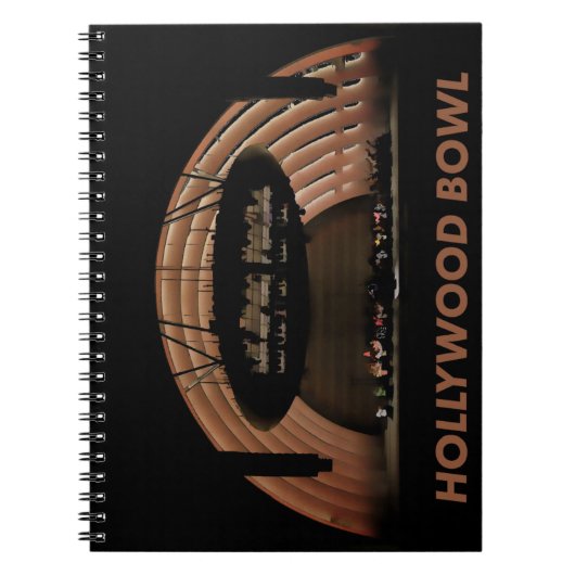 Hollywood Bowl Notizblock (Vorderseite)