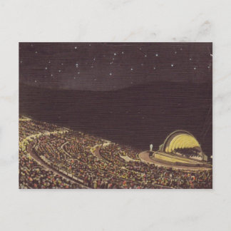 Hollywood Bowl Wedding Escort Card Postkarte