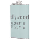 Hollywood Breitengrad Flachmann (Links)