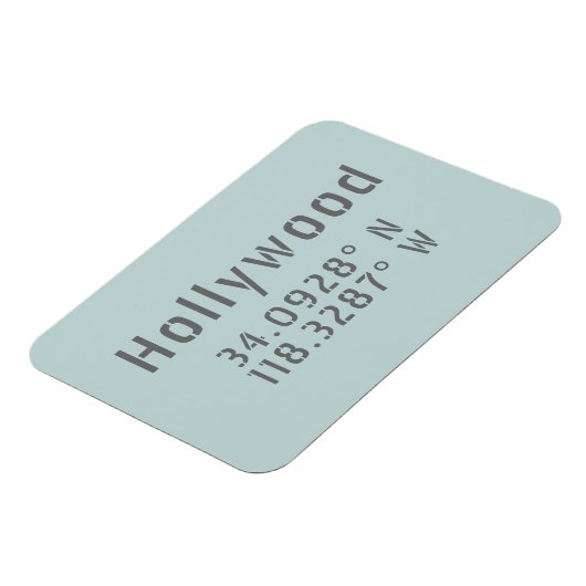 Hollywood Breitengrad Magnet (Linke Seite)