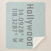 Hollywood Breitengrad Sherpadecke (Vorderseite)