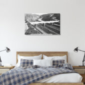 Hollywood, CA Cahuenga Pass Freeway View Leinwanddruck (Insitu (Schlafzimmer))