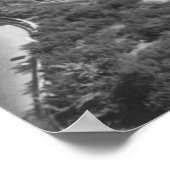 Hollywood, CA Cahuenga Pass Freeway View Poster (Ecke)