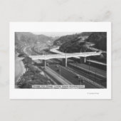 Hollywood, CA Cahuenga Pass Freeway View Postkarte (Vorderseite)