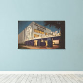 Hollywood, CA - "Ein schwuler Nachtspot" Leinwanddruck (Insitu (Holzboden))