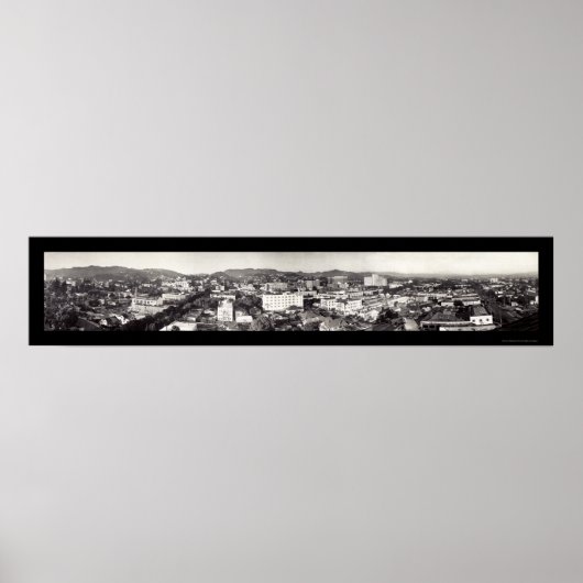 Hollywood, CA Foto 1929 Poster (Vorne)
