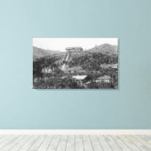 Hollywood, CA Japanese Gardens View Fotografy Leinwanddruck (Insitu (Holzboden))