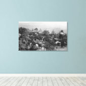 Hollywood, CA Japanischer Garten Miniaturdorf Leinwanddruck (Insitu (Holzboden))