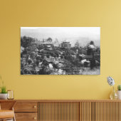 Hollywood, CA Japanischer Garten Miniaturdorf Leinwanddruck (Insitu (Wohnzimmer))