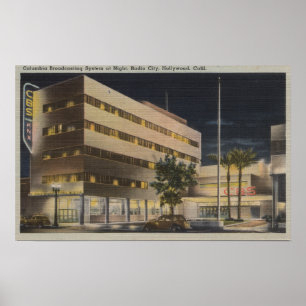 Hollywood, CA - Kolumbien-Rundschreibsystem Poster