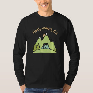 Hollywood Ca Mountains Wandern Klettern Camping &  T-Shirt