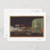 Hollywood, CA - Weinstraße von Sunset Postkarte (Vorne/Hinten)