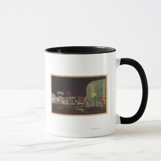 Hollywood, CA - Weinstraße von Sunset Tasse (Rechts)