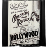 Hollywood Cabaret Restaurant und Duschvorhang (Vorderseite)