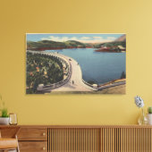 Hollywood, CALake Hollywood & Mulholland Drive Leinwanddruck (Insitu (Wohnzimmer))