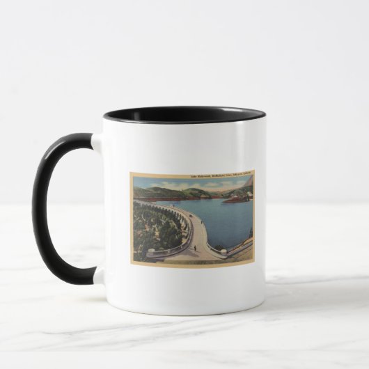 Hollywood, CALake Hollywood & Mulholland Drive Tasse (Links)