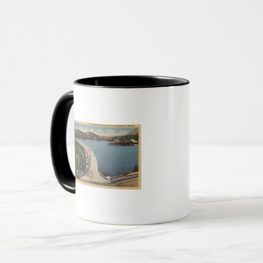 Hollywood, CALake Hollywood & Mulholland Drive Tasse (Vorderseite Links)