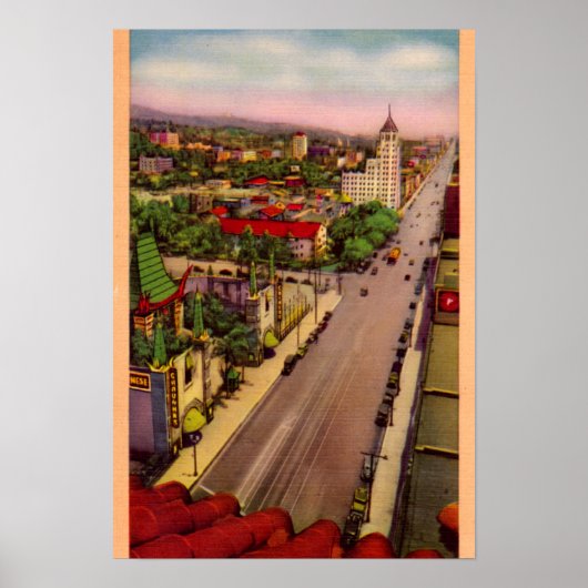 Hollywood California Hollywood Boulevard Poster (Vorne)
