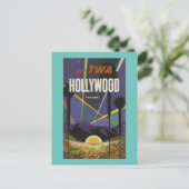 HOLLYWOOD      CALIFORNIAVinage travel Postkarte (Stehend Vorderseite)