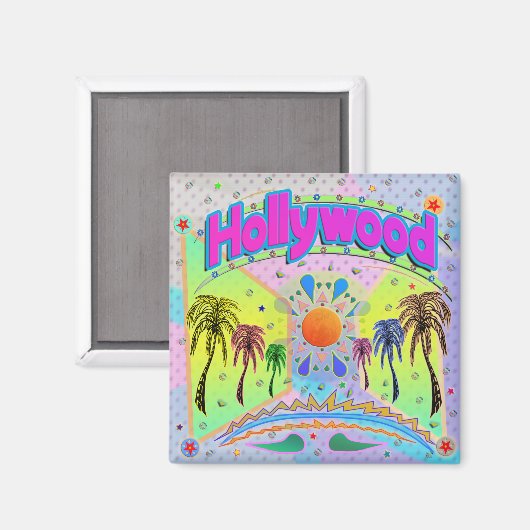 Hollywood Calm Desire Magnet (Vorderseite/Rückseite)