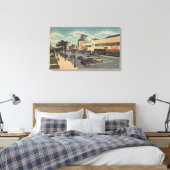 Hollywood, CALooking South in Vine Street View Leinwanddruck (Insitu (Schlafzimmer))