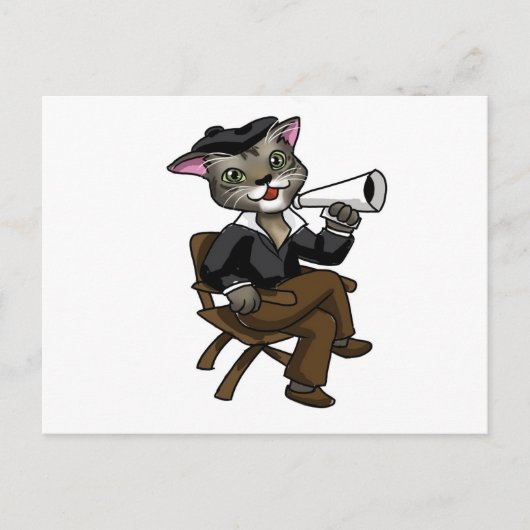 Hollywood Cat Postkarte (Vorderseite)