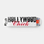HOLLYWOOD CHICK Skateboard, 7¾ Zoll Deck Skateboard (Horizontal)