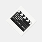 Hollywood Clapboard Napkins Serviette (Ecke)