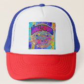 Hollywood Cosmic Unity Hat Truckerkappe (Vorderseite)