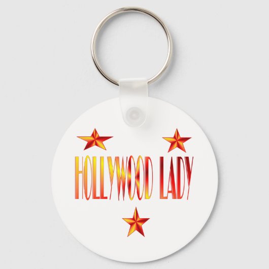 Hollywood-Dame Schlüsselanhänger (Vorderseite)