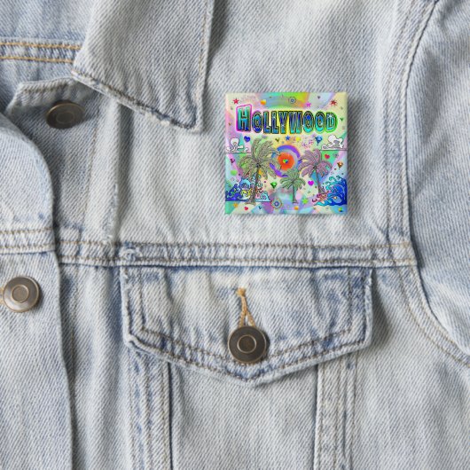 Hollywood Deep Dream Button (Beispiel)