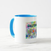 Hollywood Deep Dream Tasse (Vorderseite Links)
