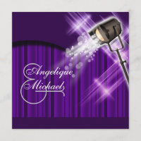 Hollywood, der lila Sterne wedding ist