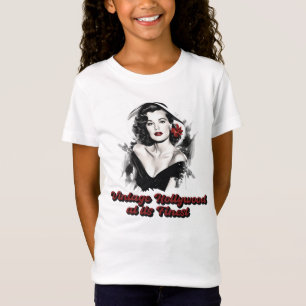 Hollywood feinste Vintage-Retro-Design T-Shirt
