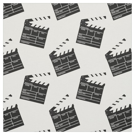 Hollywood Film Director Fun Clap Board Stoff (Muster)