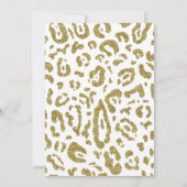 Hollywood Film White Cheetah Sweet 16 Foto Einladung (Rückseite)