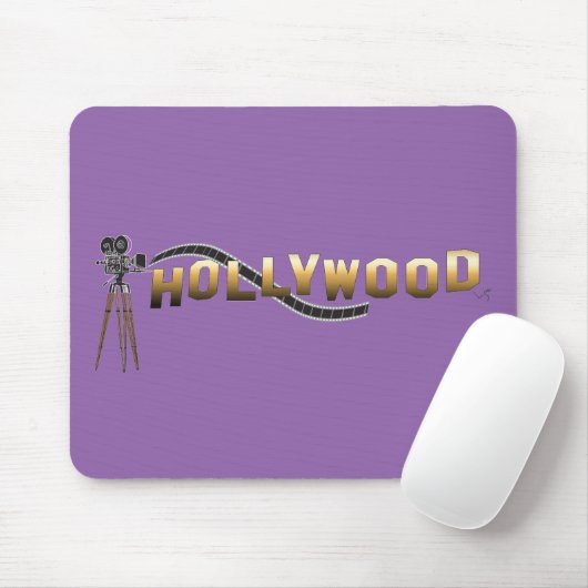 Hollywood-Filmdirektorkamera Mousepad (Mit Mouse)