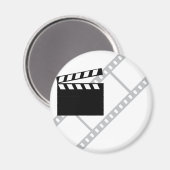 Hollywood-Filmklapper Magnet (Vorderseite/Rückseite)