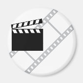 Hollywood-Filmklapper Magnet (Vorne)