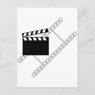 Hollywood-Filmklapper Postkarte