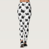 Hollywood Filmmaker Fun Clapperboard Leggings (Rückseite)