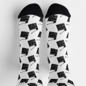 Hollywood Filmmaker Fun Clapperboard Socken (Oben)