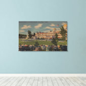 Hollywood, FL - Kadet Parade an der Militärakademi Leinwanddruck (Insitu (Holzboden))