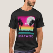 Hollywood Florida Beach Retro Urlaub Matchi T-Shirt (Vorderseite)