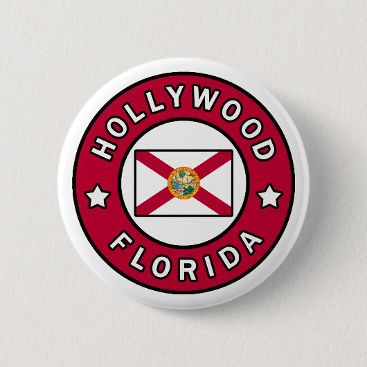 Hollywood Florida Button (Vorderseite)