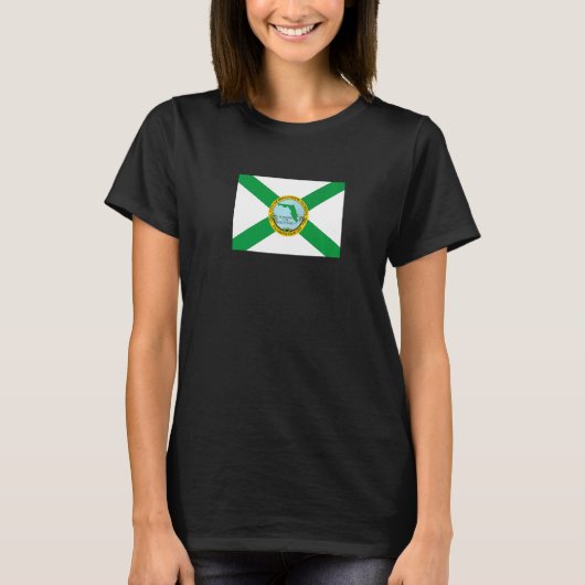 Hollywood Florida Flag T-Shirt (Vorderseite)