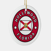 Hollywood Florida Keramik Ornament (Rechts)